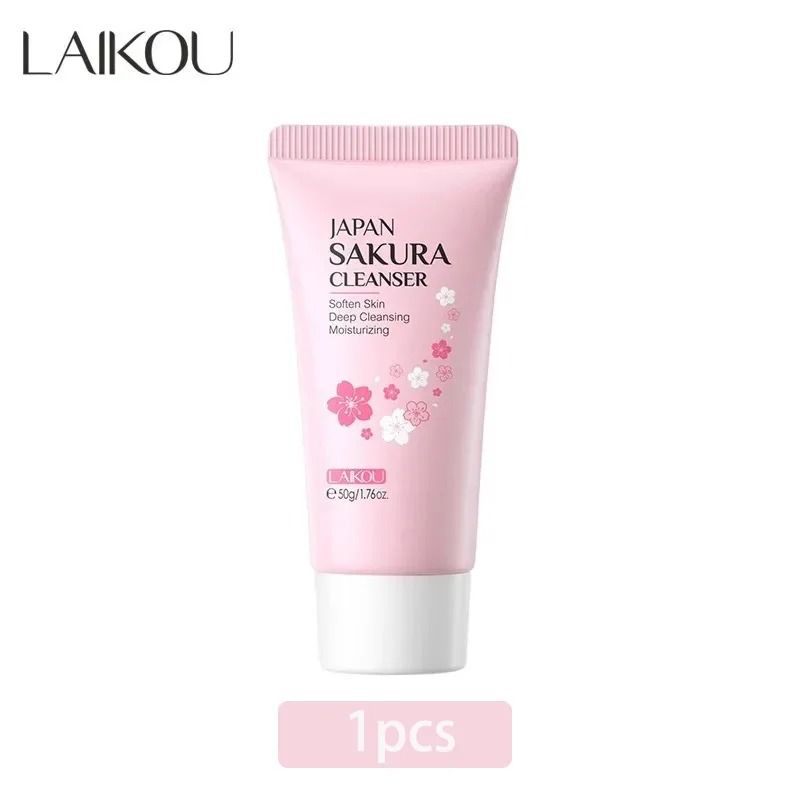 LAIKOU Sakura Gentle Facial Cleanser For Oil Control And Pore Care 0