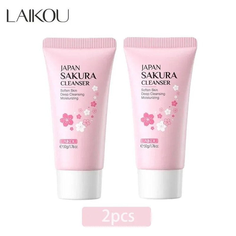 LAIKOU Sakura Gentle Facial Cleanser For Oil Control And Pore Care 1