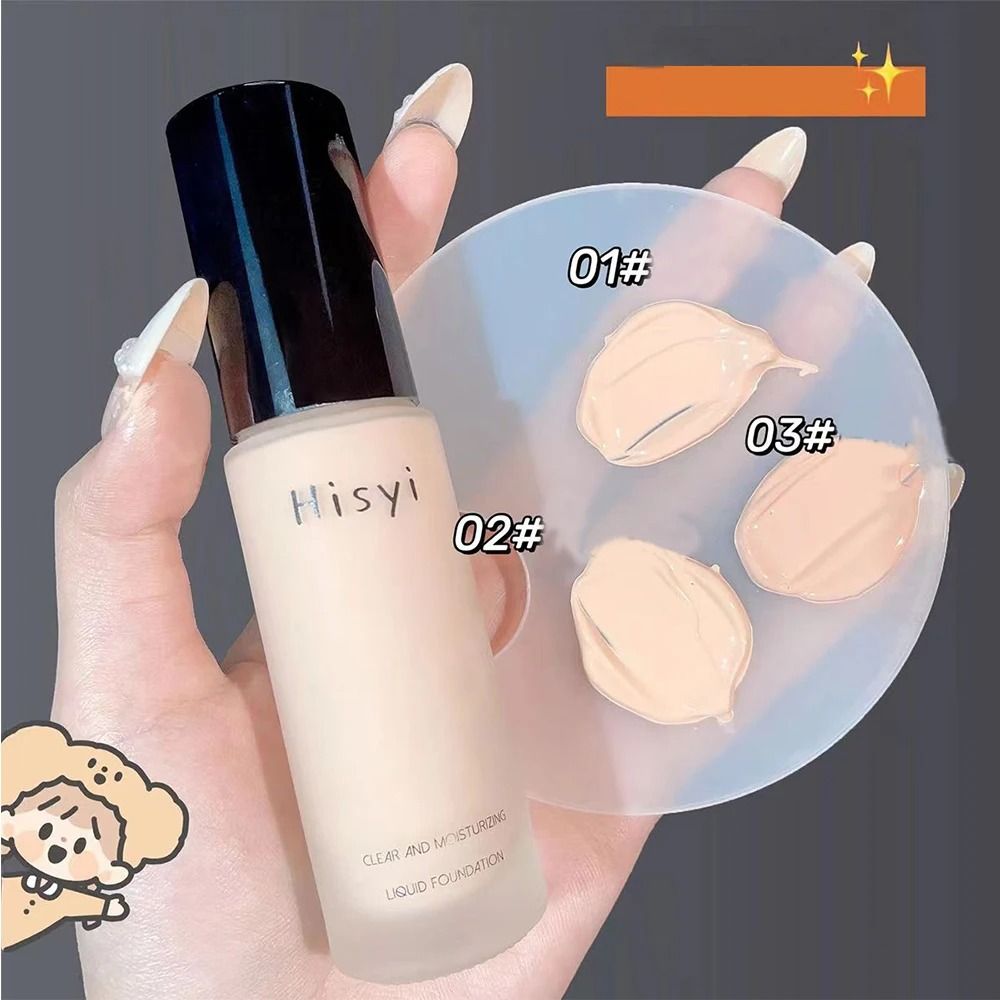 Liquid Foundation Natural Coverage Lightweight Flawless Finish 10