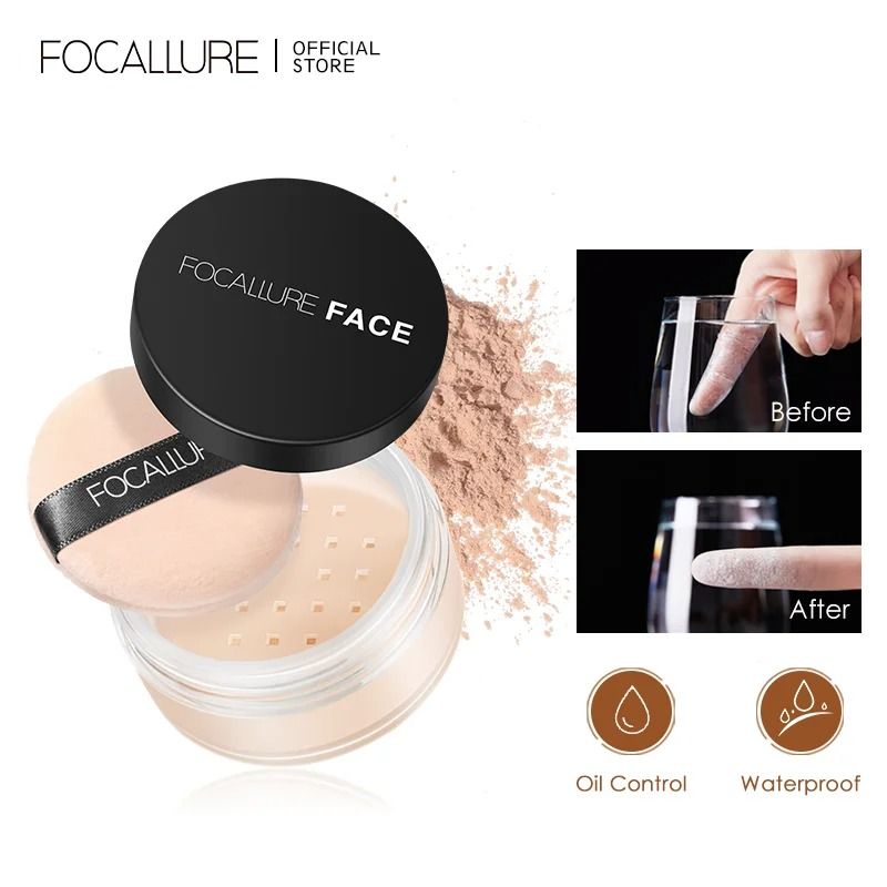 Focallure Invisible Finish Loose Setting Powder Translucent Oil Control Face Powder 13