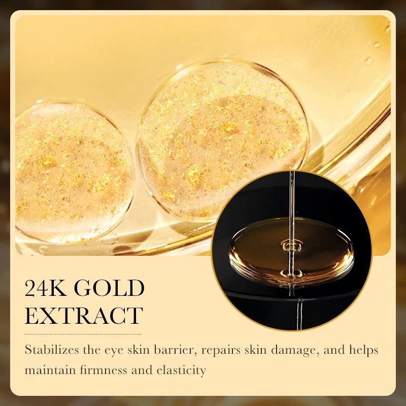 24K Gold Hyaluronic Acid Eye Cream Anti Dark Circles Firming Moisturizing Eye Treatment 1