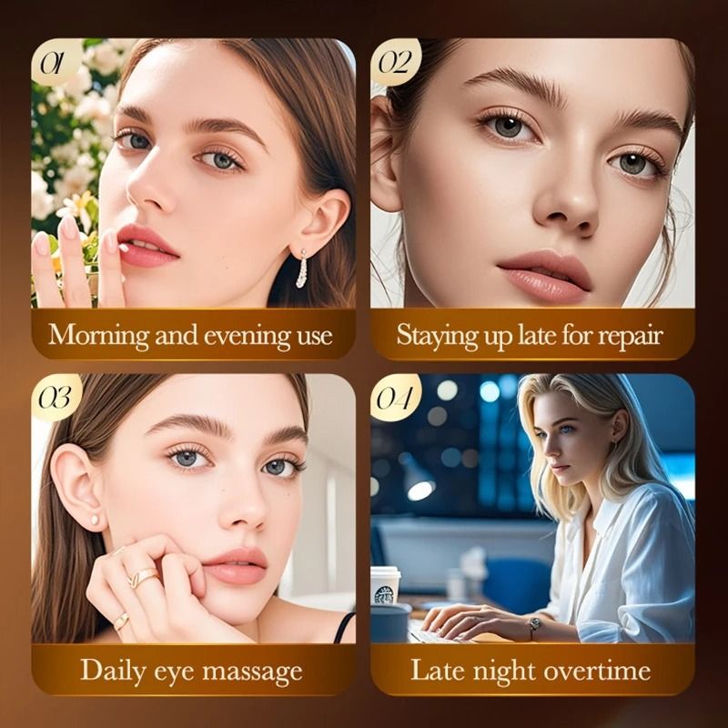 SADOER Snake Venom Peptide Caffeine Eye Cream For Wrinkles And Dark Circles 1