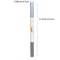 Thin Head Waterproof Double Ended Eyebrow Pencil With Brush 4