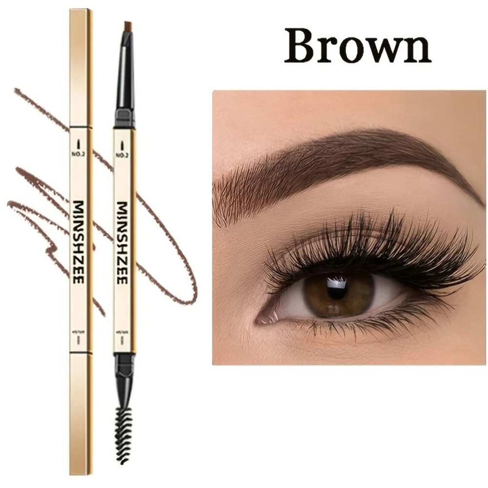 Waterproof Matte Double Head Eyebrow Pen With Brush 0