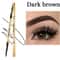 Waterproof Matte Double Head Eyebrow Pen With Brush 6