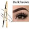 Waterproof Matte Double Head Eyebrow Pen With Brush 6