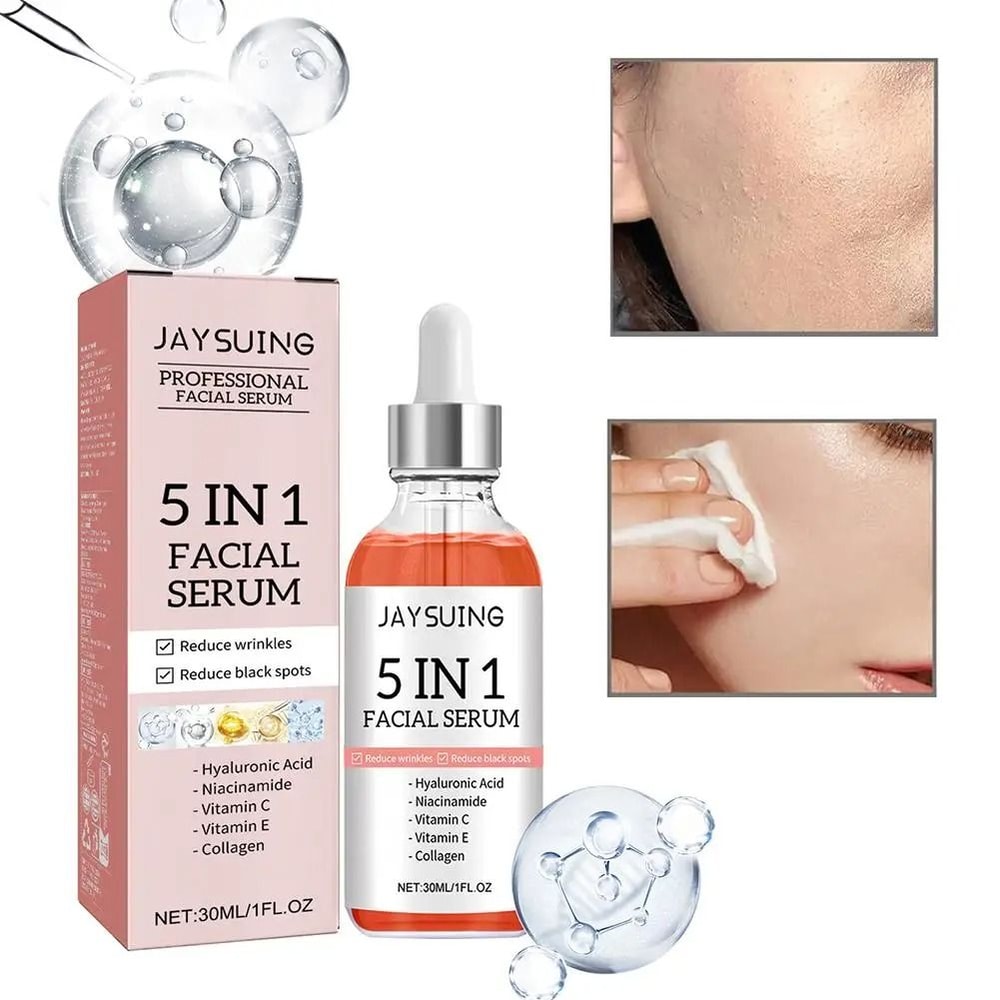 5 In 1 Vitamin C Hyaluronic Acid Firming Face Serum 2