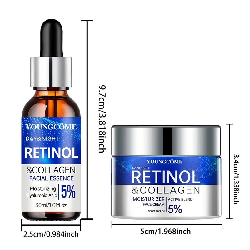Retinol Cream And Serum Anti Aging Skincare Set 1