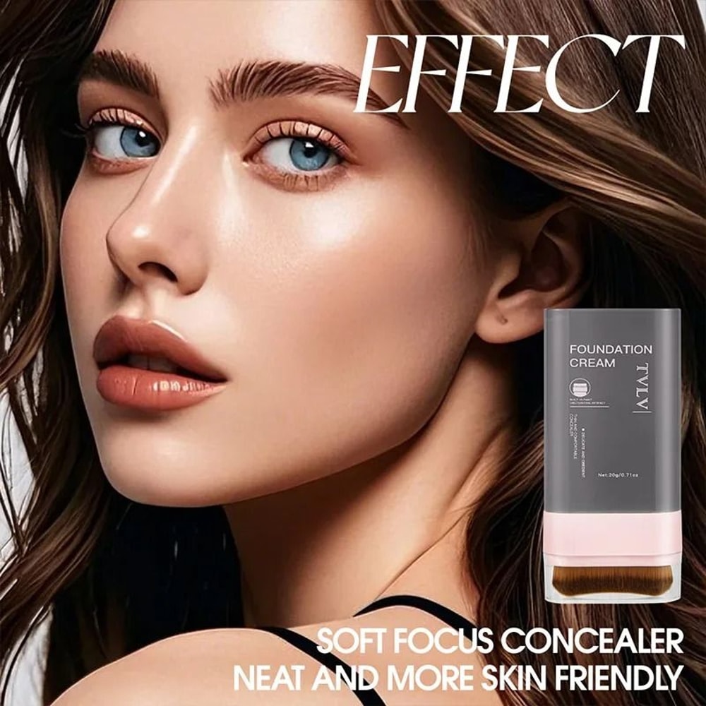 TVLV Waterproof Concealing Foundation Stick With Built In Brush 10