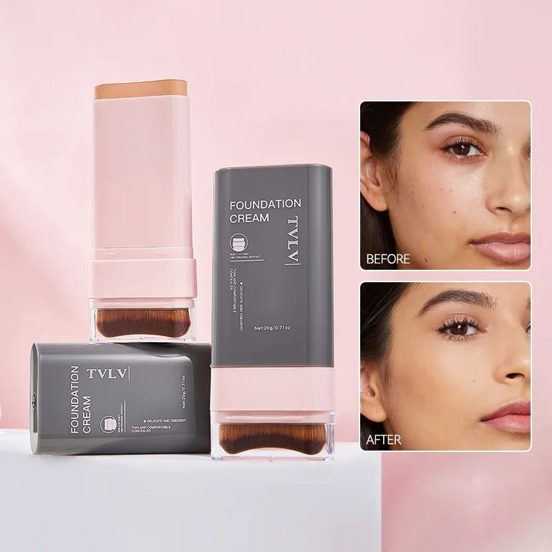 TVLV Waterproof Concealing Foundation Stick With Built In Brush 9