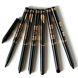 2pcs waterproof black and brown eyeliner pencil set