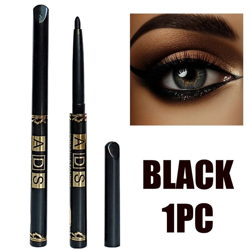 2Pcs Waterproof Black And Brown Eyeliner Pencil Set 1