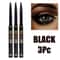 2Pcs Waterproof Black And Brown Eyeliner Pencil Set 3