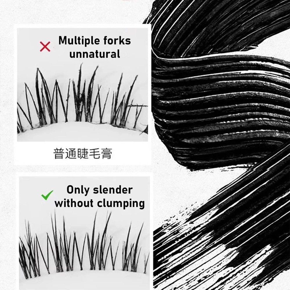 Waterproof Silk Fiber Curling Mascara For Long Lash Extension Effect 5