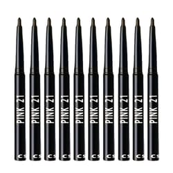 10pcs waterproof long lasting black eyeliner pencil set