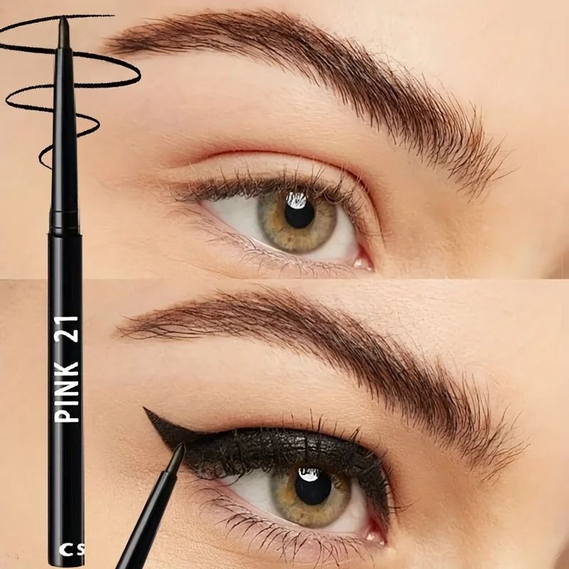 10Pcs Waterproof Long Lasting Black Eyeliner Pencil Set 4