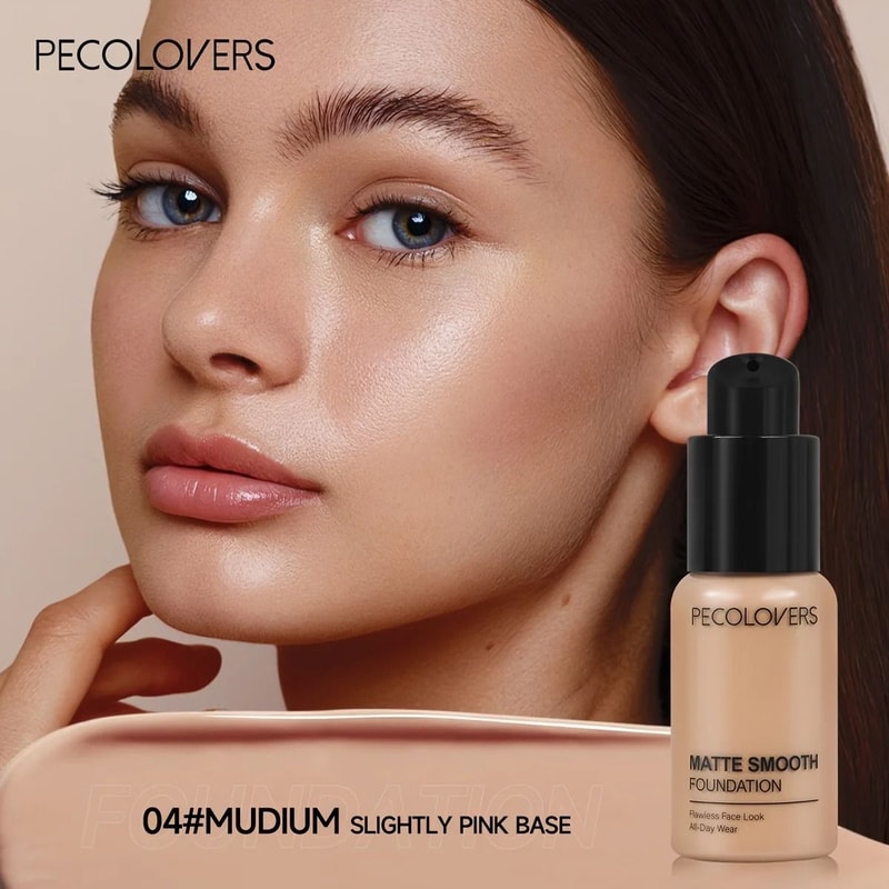 PECOLOVERS Oil Control Matte Finish Liquid Foundation 4