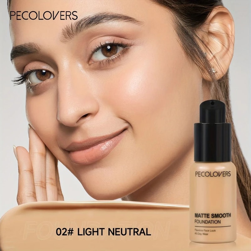 PECOLOVERS Oil Control Matte Finish Liquid Foundation 2