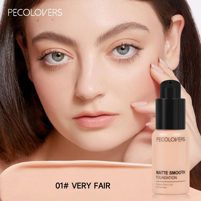 PECOLOVERS Oil Control Matte Finish Liquid Foundation 1
