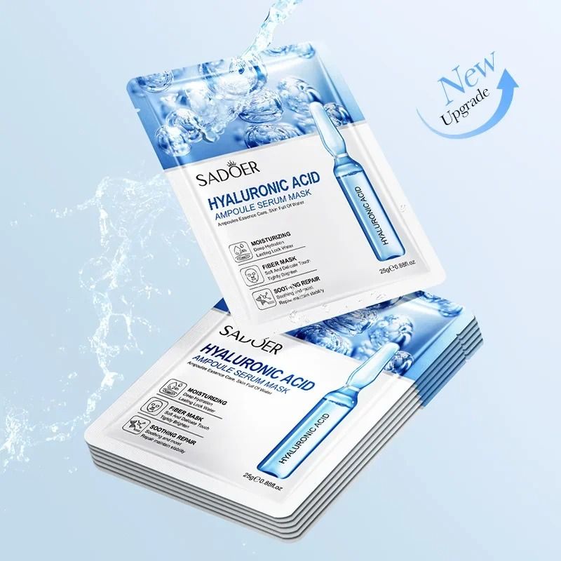 SADOER Hyaluronic Acid Firming And Hydrating Facial Mask 10pcs 5