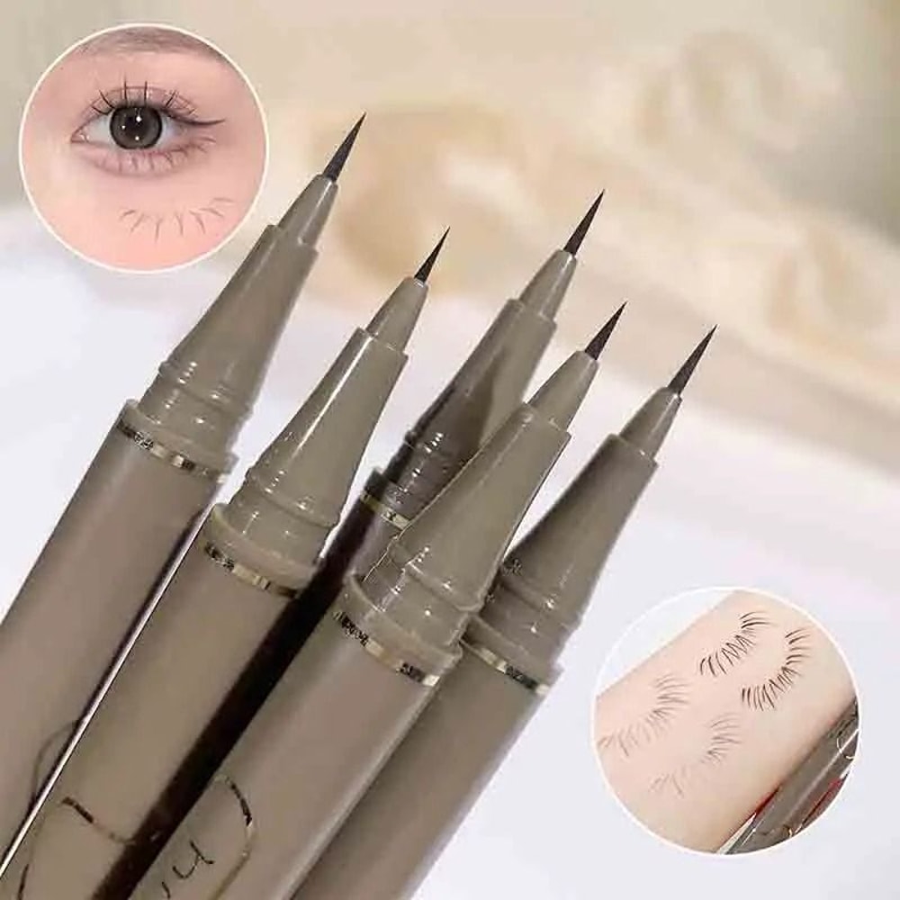 Slim Waterproof Brown Liquid Eyeliner Pen Long Lasting 14