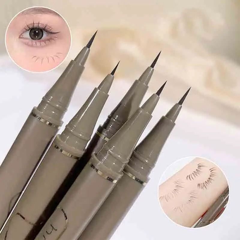 Slim Waterproof Brown Liquid Eyeliner Pen Long Lasting 14