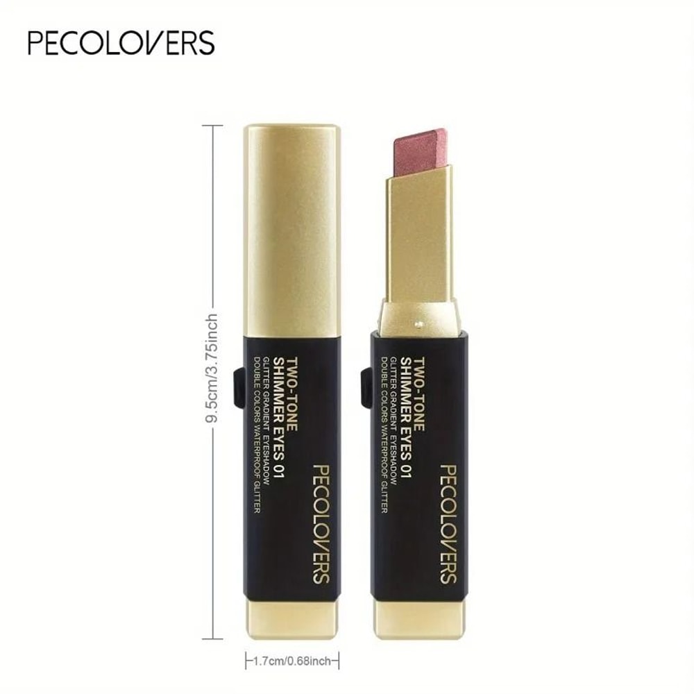 Dual Tone Pearlescent Eyeshadow Stick Waterproof Long Lasting 10