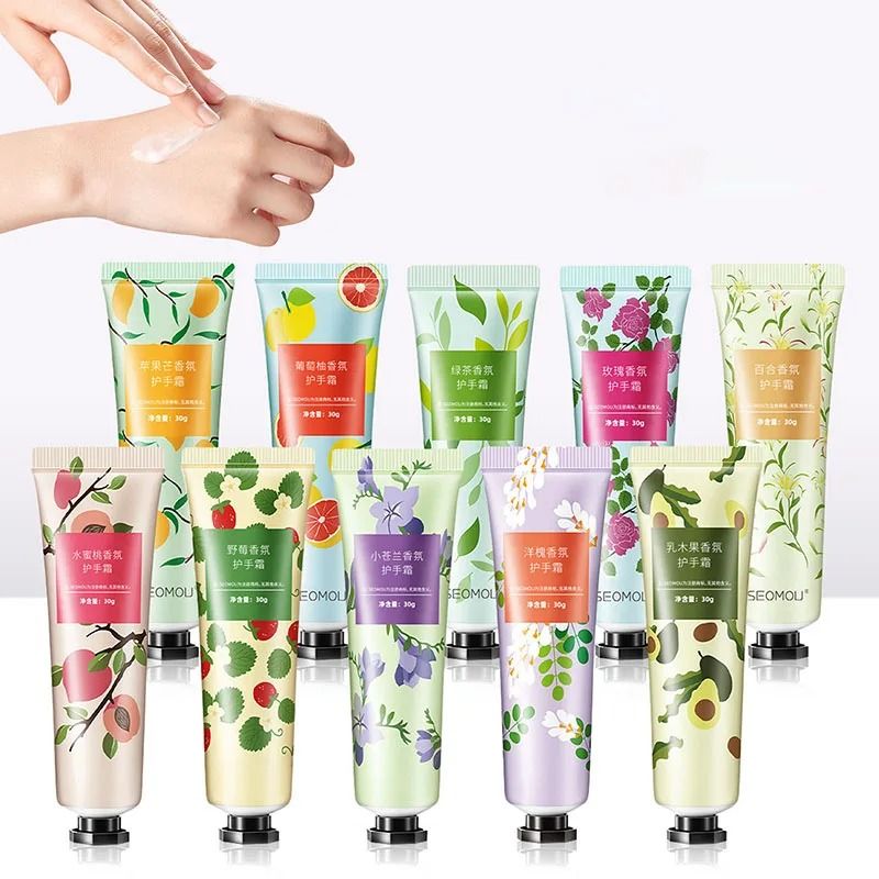 Fruity Flowery Moisturizing Hand Cream Set 10 Piece Nourishing Repair Care 6