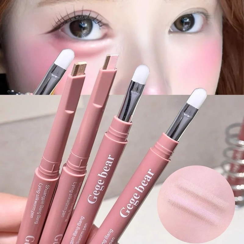 Dual Color Aegyo Sal Under Eye Pencil 2 In 1 Brightening Highlighter Stick 0