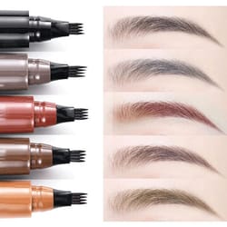 microblading effect four tip eyebrow pencil long lasting waterproof brow pen
