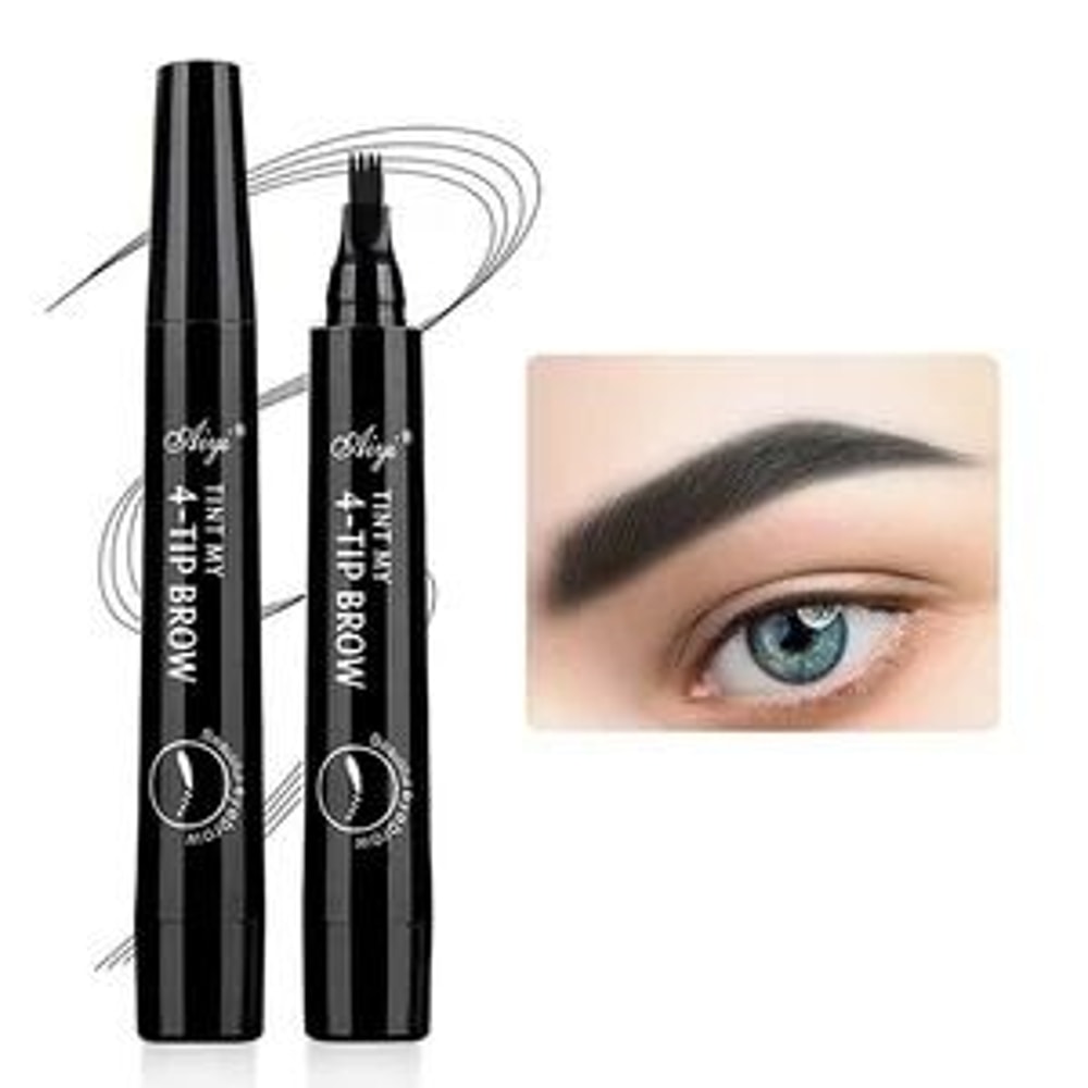 Microblading Effect Four Tip Eyebrow Pencil Long Lasting Waterproof Brow Pen 5