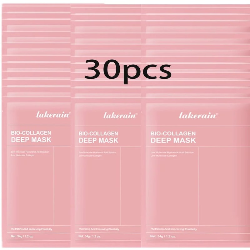 Bio Collagen Real Deep Hydrating Overnight Hydrogel Face Mask 8