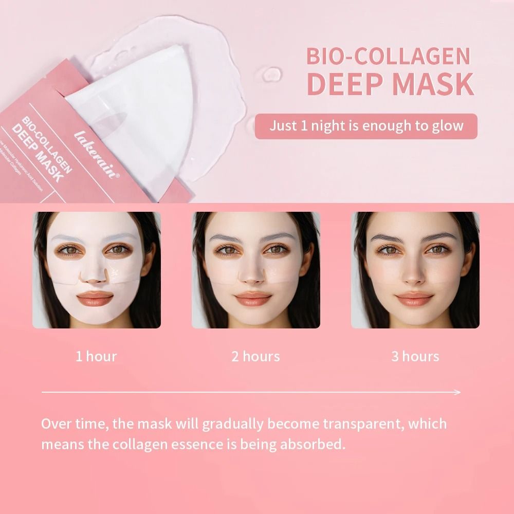 Bio Collagen Real Deep Hydrating Overnight Hydrogel Face Mask 12