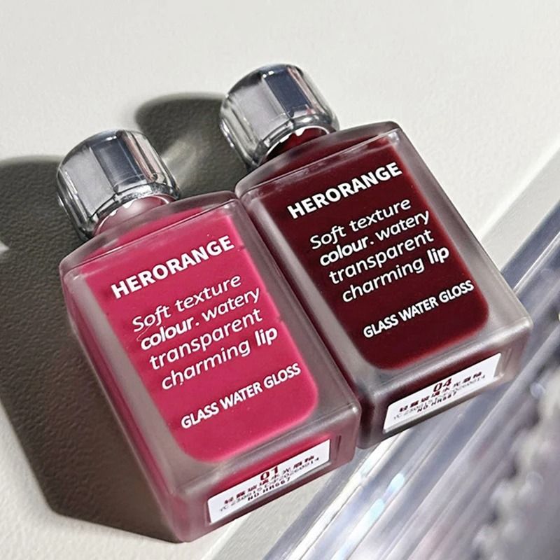 HERORANGE Glass Shine Lip Lacquer Long Wear Hydrating Lip Gloss 7