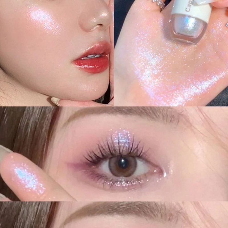 Cappuvini Star Dots Liquid Eyeshadow Pearlescent Glitter Shine 2