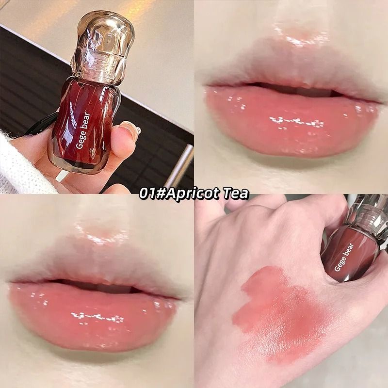 Gege Bear Crystal Gloss Lip Tint Hydrating Mirror Shine Finish 1