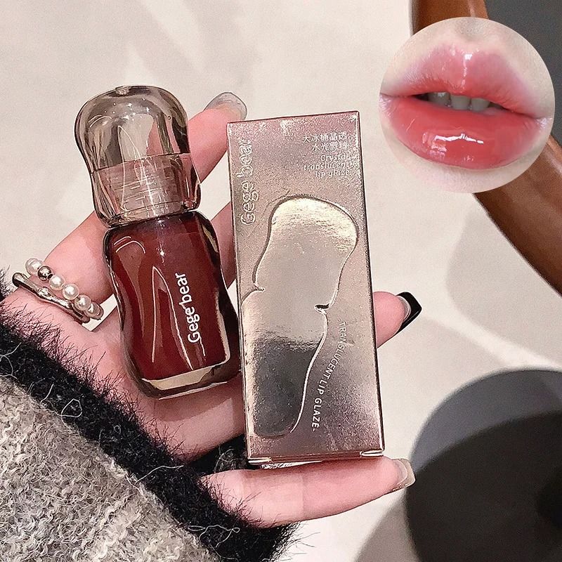 Gege Bear Crystal Gloss Lip Tint Hydrating Mirror Shine Finish 10