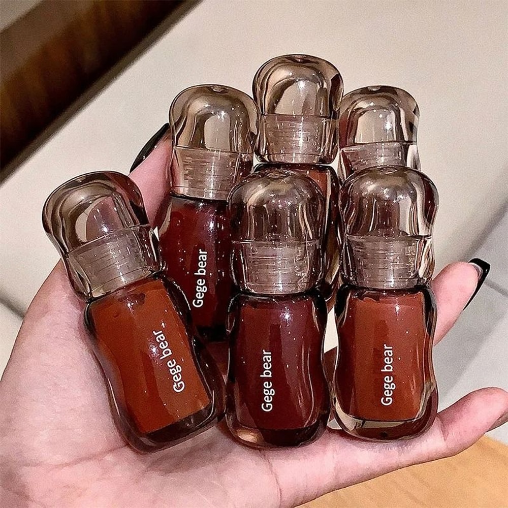 Gege Bear Crystal Gloss Lip Tint Hydrating Mirror Shine Finish 8