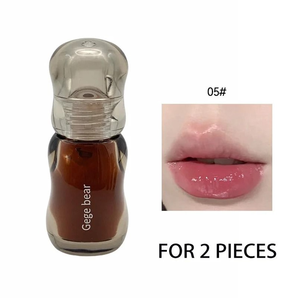 Gege Bear Crystal Gloss Lip Tint Hydrating Mirror Shine Finish 7