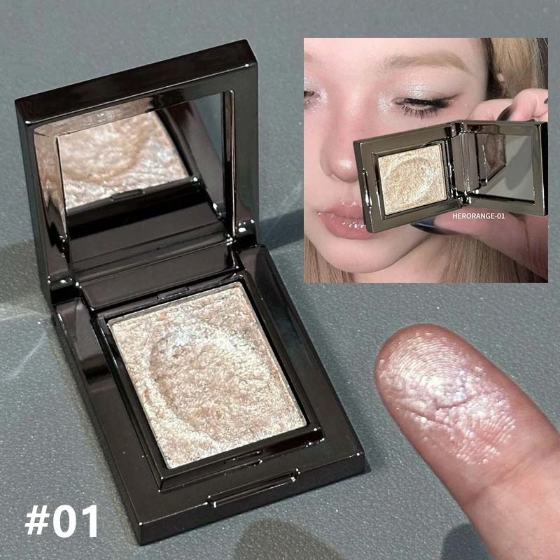 Chameleon Dark Green Eyeshadow Palette Sparkling Pearlescent Finish 1