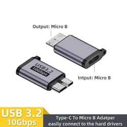 usb c 3.0 micro b to type c adapter for external hard drive