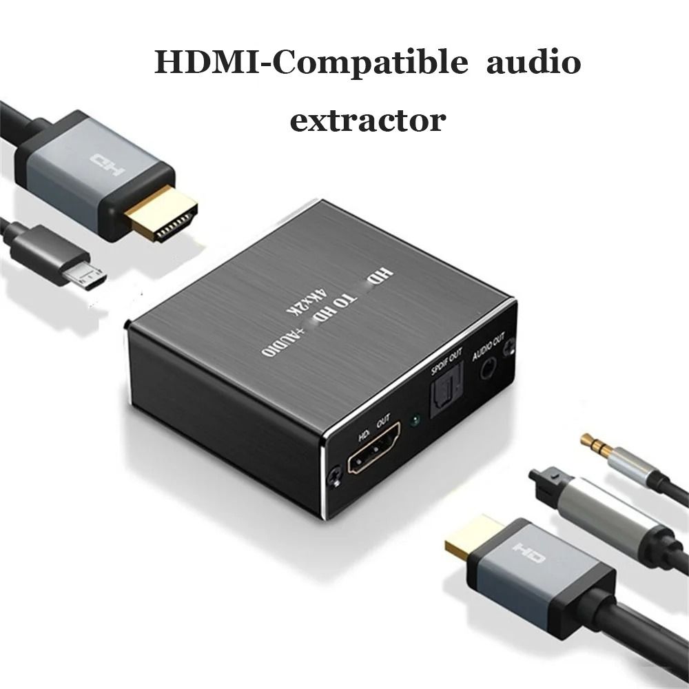 4K HDMI Audio Extractor With 35mm Stereo Output Adapter 5