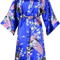 Floral Satin Kimono Robe For Bride And Bridesmaid 0