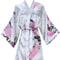 Floral Satin Kimono Robe For Bride And Bridesmaid 2