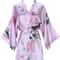 Floral Satin Kimono Robe For Bride And Bridesmaid 5
