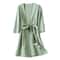Silky Satin Bridal Kimono Robe For Women 12