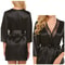 Elegant Lace Satin Robe Sexy Nightgown Kimono Lingerie Sleepwear For Women 5