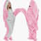 Cozy Shark Sleeping Bag Flannel Pajama Onesie For Kids And Adults 1