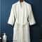 Cotton Waffle Kimono Bathrobe Yukata Style Couple Loungewear 8