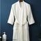 Cotton Waffle Kimono Bathrobe Yukata Style Couple Loungewear 8